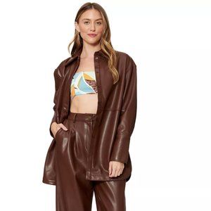 Sofia Richie Faux-Leather Jacket